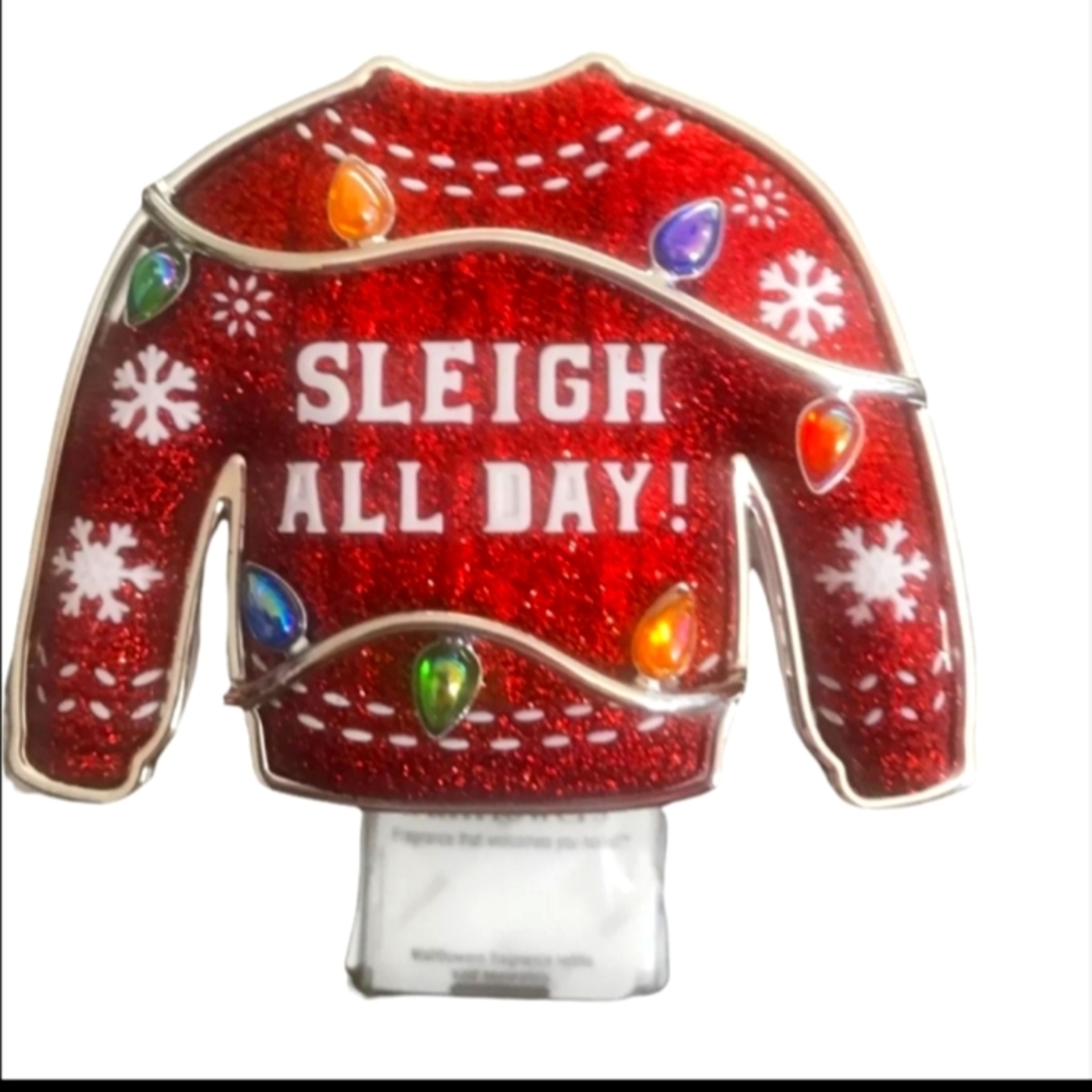 New Bath & Body Works sleigh all day wall flower holder